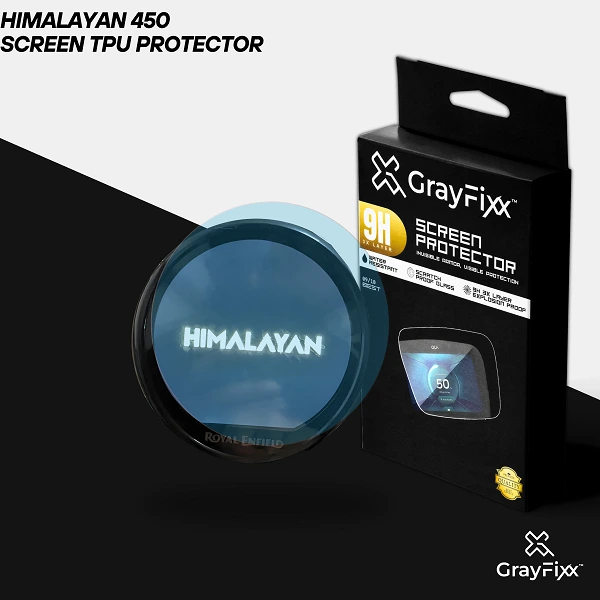 Screen Protector For Himalayan 450 | TPU(Thermoplastic Polyurethane), Pack Of 1